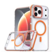 حافظة شفافة فاخرة عالية الجودة مقاومة للصدمات Magsafe للشحن اللاسلكي لهاتف 17Air iPhone 17 Pro Max غطاء حماية مغناطيسي